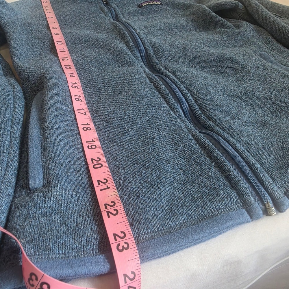 Patagonia Better Sweater Full Zip Jacket Blue Heather Fleece XS 25542 - Picture 8 of 14